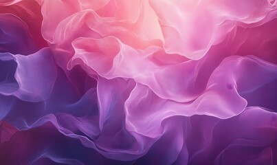 Obraz premium Abstract background with pink and purple gradients blending seamlessly, soft light creating a dreamy and modern effect