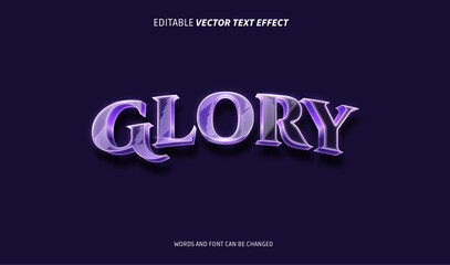 Fototapeta premium glory editable text effect
