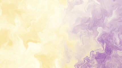 Obraz premium Abstract watercolor background with pastel yellow and purple hues