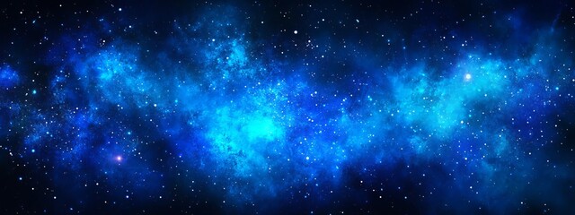 Naklejka premium The tranquil night sky ablaze with countless stars, forming a vast and breathtaking celestial scene that embodies wonder, serenity, and the infinite beauty of the universe.