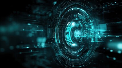 High tech background template design.