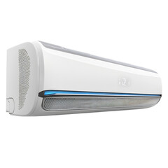 High Tech Smart Air Conditioner with Voice Control Isolated on Transparent Background