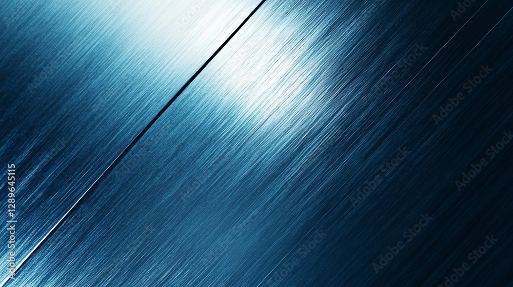 Aufkleber abstract metallic texture with brushed lines and light reflections, symbolizing smoothness, modern d