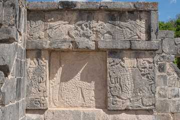 Venus Platform in the Great Plaza, Chichen Itza, Mexico