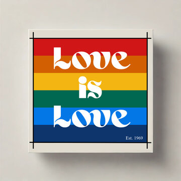 Love is love painting 