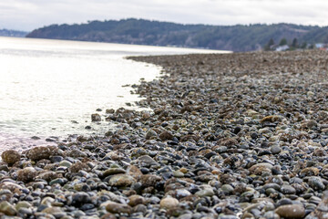 Rocky Beaches on Vashon Island Pacific Northwest