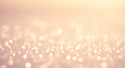 Soft dreamy bokeh lights in warm pastel tones creating a magical atmosphere