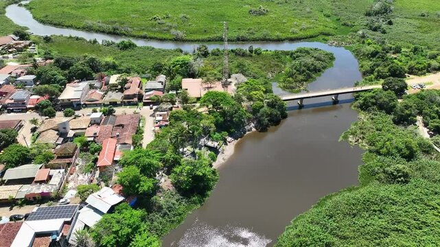 Dron en Ita&uacute;nas, Espiritu Santo, Brasil