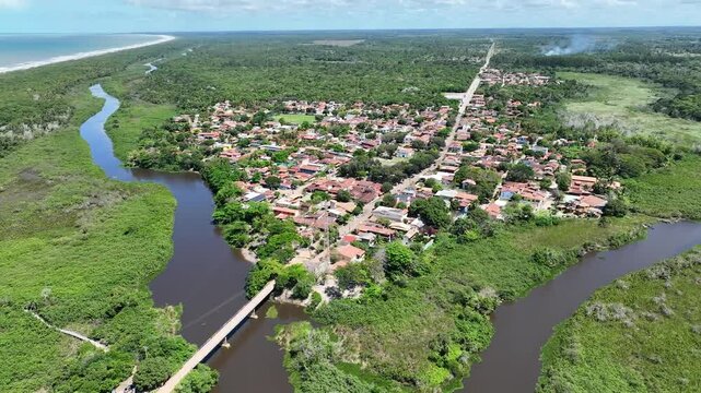 Dron en Ita&uacute;nas, Espiritu Santo, Brasil