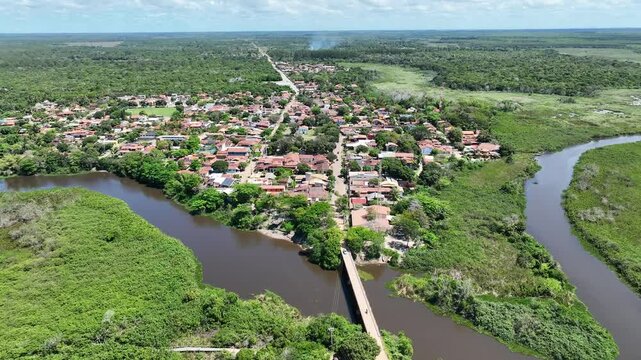 Dron en Ita&uacute;nas, Espiritu Santo, Brasil