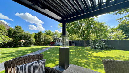 Terrasse eines Hauses