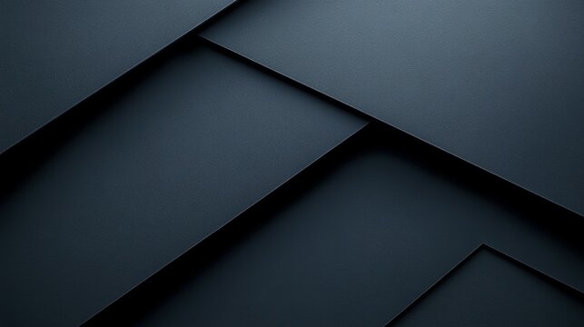Dark blue rectangular sheets arranged in a geometric patterned display