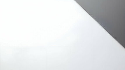 Abstract Geometric Background with White and Gray Shapes