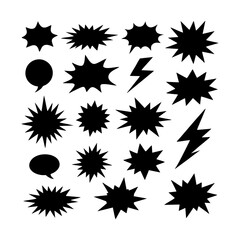 Contains black and white illustrations of stars and lightning bolts.