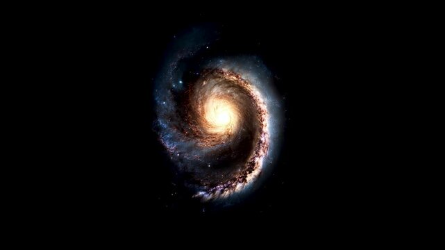 A captivating spiral galaxy captures vibrant colors and intricate structures, revealing the universe's astounding beauty and complexity in a deep space view.