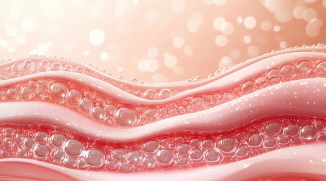 Skin Layer Treatment Laser Serum Vitamin Repair Wrinkles Reduce Sagging Skin Cell