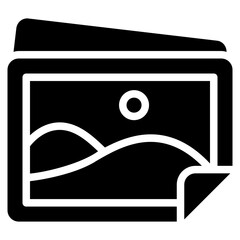 Photo Album Solid Icon