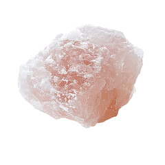 Pink Quartz Crystal Isolated on Transparent Background