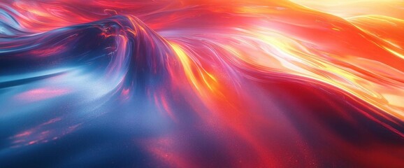 Obraz premium Abstract Flowing Colors