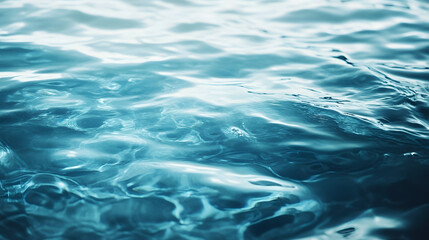 Abstract Teal Water Surface Texture Tranquil Aquatic Scene