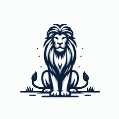 lion animal vector illustration