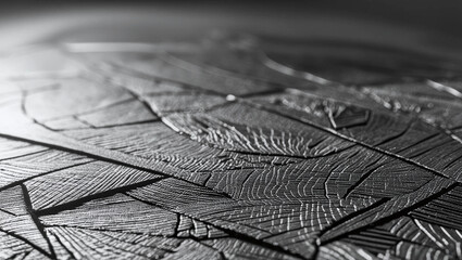 Fototapeta premium leaf on black