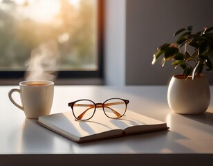 ミニマリストなホームオフィスのひととき