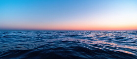 Obraz premium ocean waves under a colorful sky