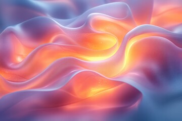 Obraz premium Light Refraction Abstract Design Rainbow Textures on White Background