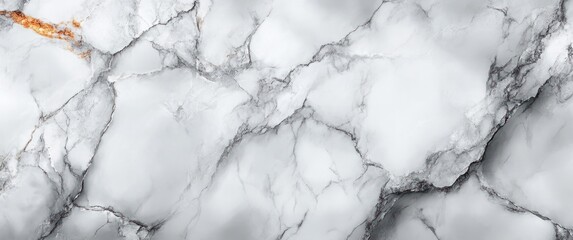 Fototapeta premium Elegant White Marble Texture with Gray Veining and Soft Lighting