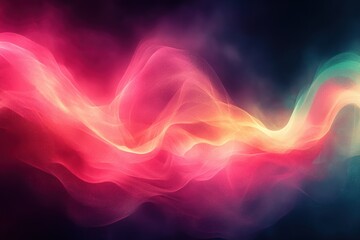 Obraz premium Glitch Art Abstract Neon Motion Texture Digital Background Futuristic Cyberpunk 80s 90s Rave Aesthetic