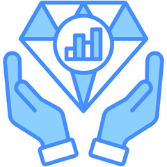 Obraz premium Business Value Icon
