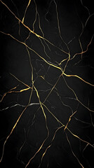 Black Gold Marble Abstract Background