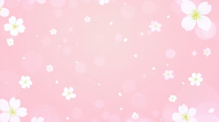 Beautiful cherry blossom flower petal in Spring.