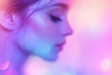 Fototapeta premium Pastel Abstract Background with Dreamy Bokeh Effect and Ethereal Light Blend