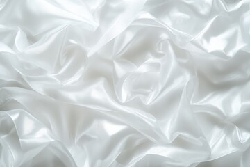 Obraz premium close-up of flowing white fabric