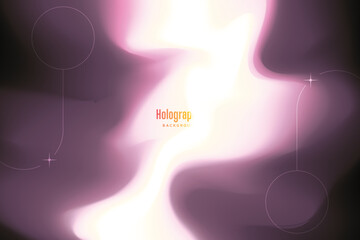 Holographic Dreamscapes Abstract Iridescence Holo Background Pastel Gradient. Trendy Modern Design Gradient Futuristic Iridescent Background