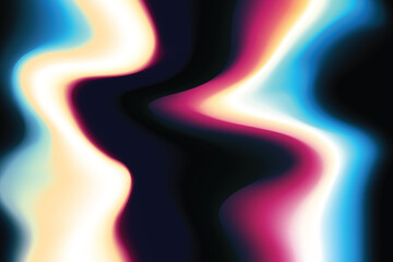 Holographic Dreamscapes Abstract Iridescence Holo Background Pastel Gradient. Trendy Modern Design Gradient Futuristic Iridescent Background