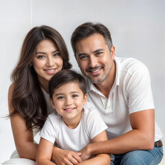 Fototapeta premium portrait of happy family