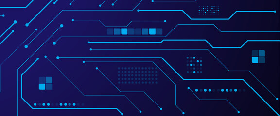 Vector abstract background technology circuit design, Abstract background electronic print circuit dot.