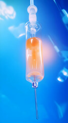 IV Drip Bag 3D Render Illustration