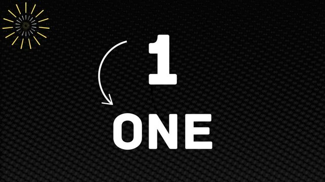 Let's learn to count from one to ten, Educational Video For kids