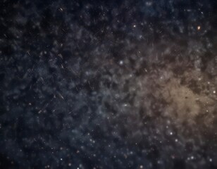 Obraz premium Starry Night Sky with Sparkling Glitter Bokeh, glitter bokeh, dark blue frame