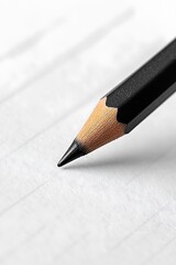 pencil and eraser on a notebook