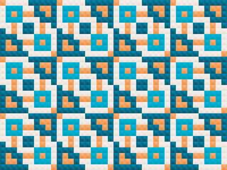 seamless traditional woven pattern called Anyaman