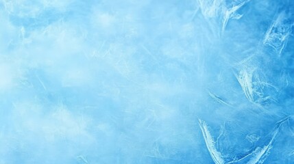 A soft, ethereal blue background with wispy textures, creating a calm and serene atmosphere.