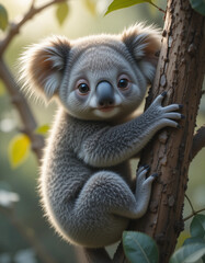 Tranquil Treetops: The Serene Life of Koalas