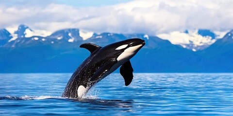 Obraz premium alaska tourism concept showcasing the state's natural beauty