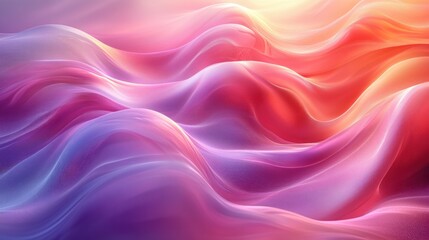 Obraz premium Dynamic Purple Pink Abstract Holographic Liquid Shapes Background for Vibrant Posters and Holiday Celebrations