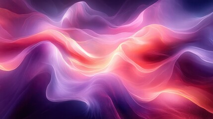 Obraz premium Abstract Holographic Liquid Background with Waves and Swirls for Vibrant Posters and Holiday Designs